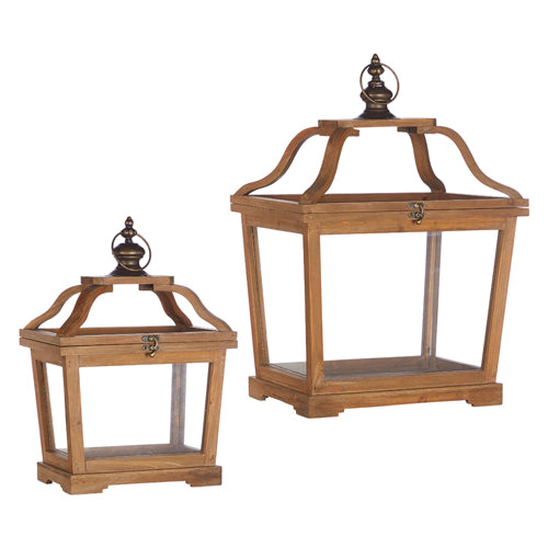 Wooden Lanterns with Finial