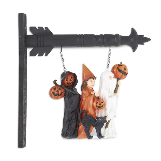 Trick or Treat Children with Black Cat Arrow Replacement