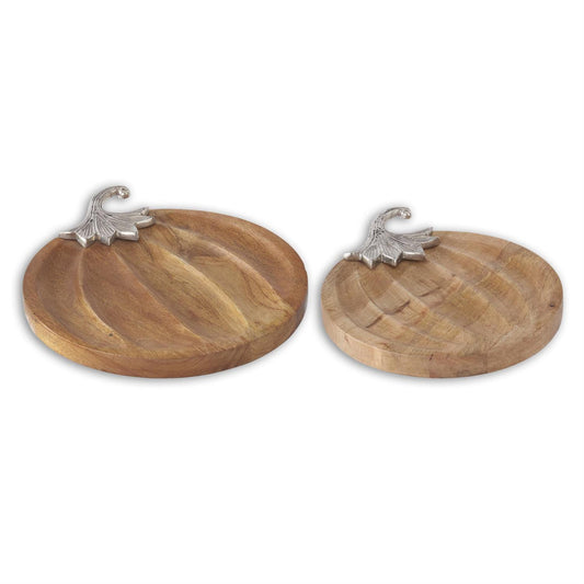 Wood Pumpkin Trays