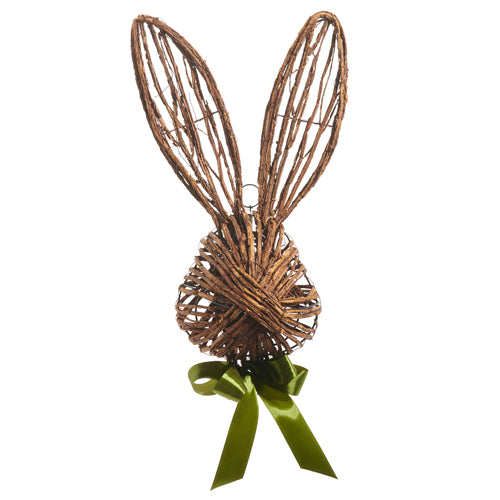 21" Open Vine Rabbit Head
