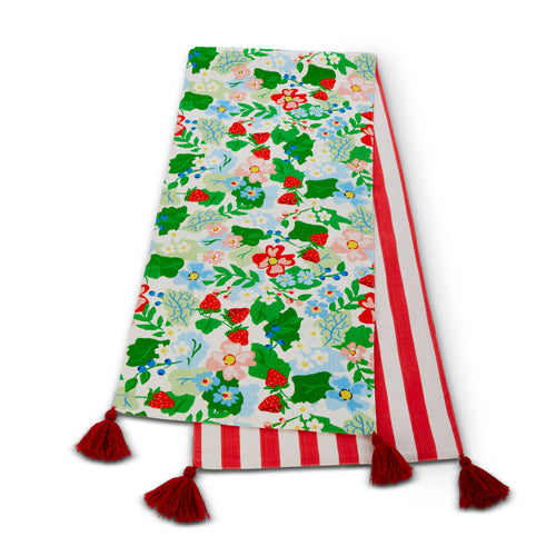 Reversible Summer Picnic Table Runner