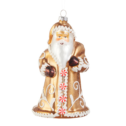 Gingerbread Santa Ornament