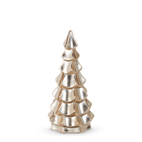 9.5 Metallic Glazed Ribbon Tree