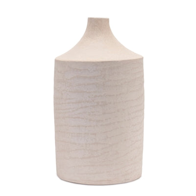 Recycled Paper and Chalk Powder Vase