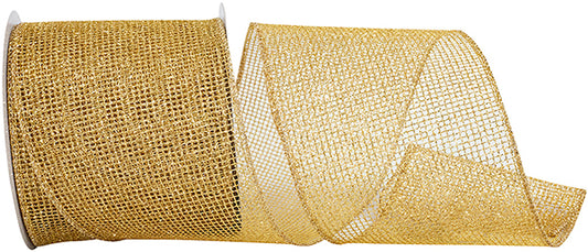 Gold Micro Mesh Glitter Metallic