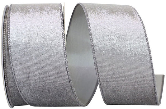 Silver Velvet Plush