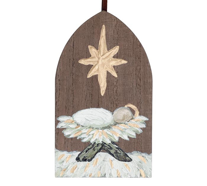 Divine Night Wooden Ornament
