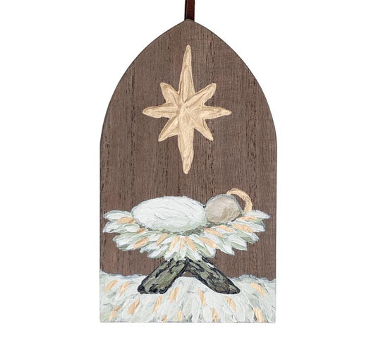 Divine Night Wooden Ornament