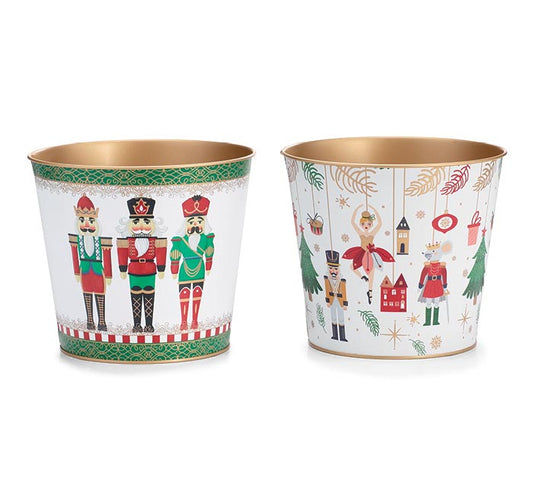 4" Nutcracker Planters