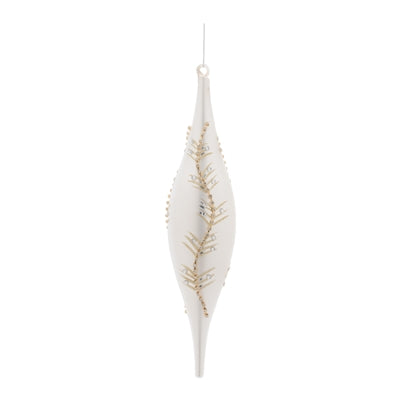 Gold and Beaded Glass Ornament