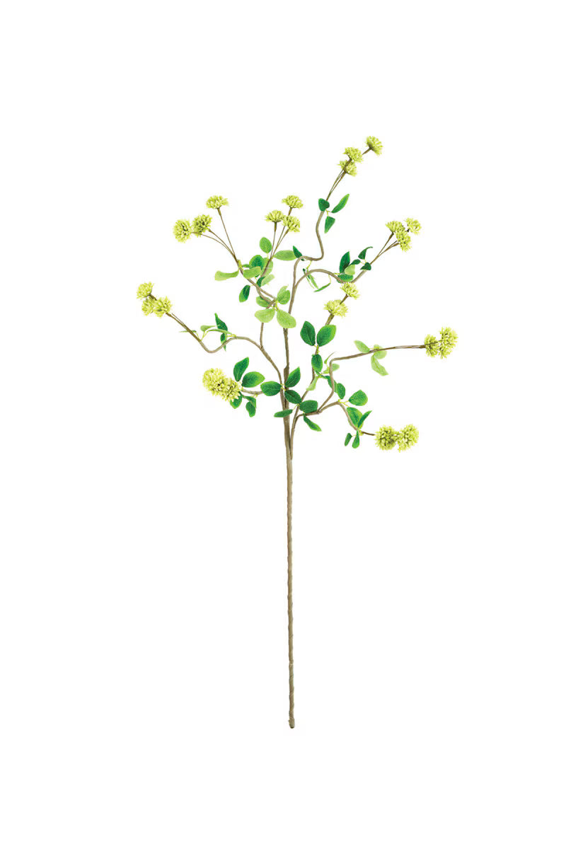 Green Bud and Greenery Spray