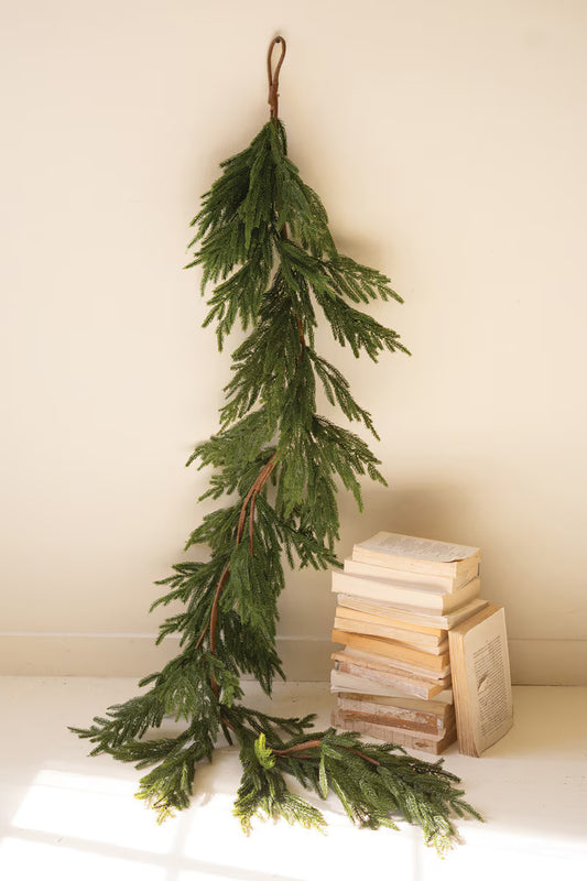 Faux Fir Garland