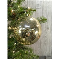 Mercury Ball Ornament Light Gold