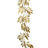 Elegant Tea Lea Berry Garland - Gold