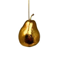 Old World Pear Ornament - Antique Bronze