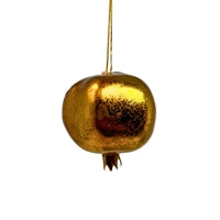 Old World Pomegranate Ornament - Antique Bronze