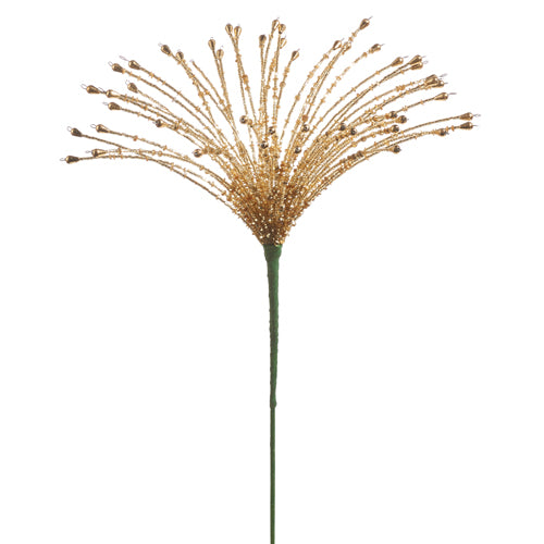 Gold Beaded Pick