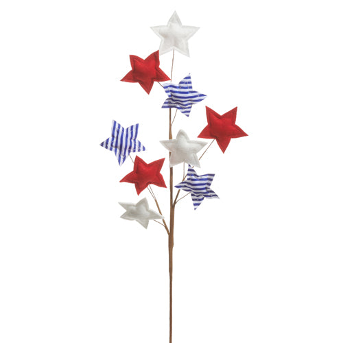 Red White and Blue Star Spray