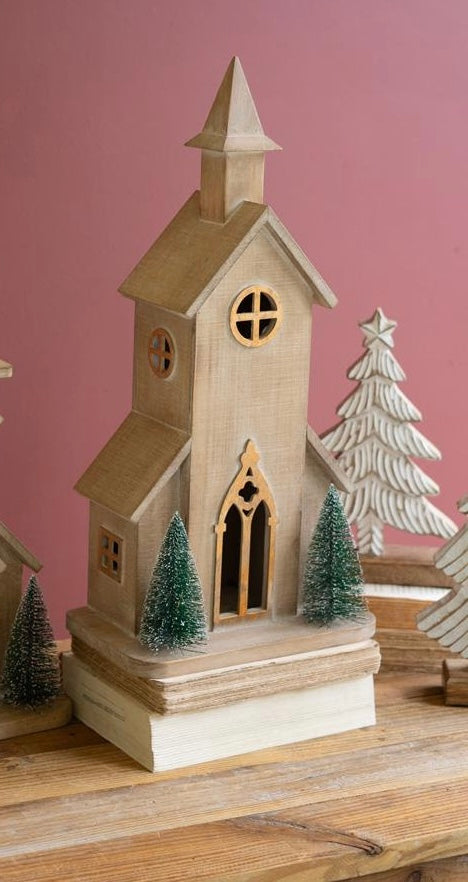 Wooden Christmas Church