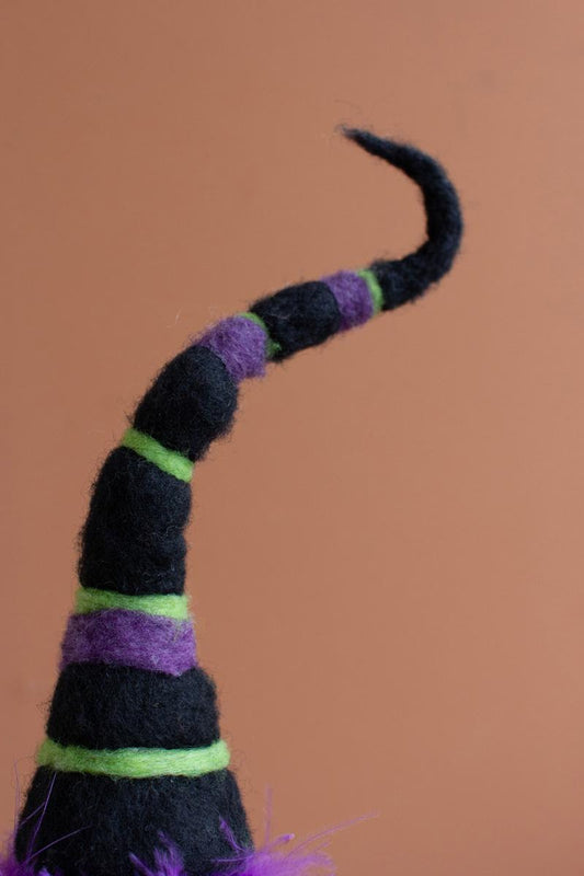 Felt Halloween Jack-O-Lantern Bottle Topper