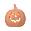 Orange Terra Cotta Jack-O-Lantern - Small