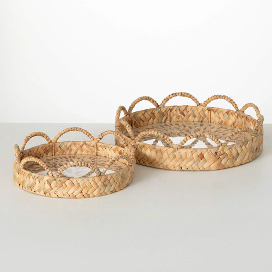 WOVEN NATURAL TRAY