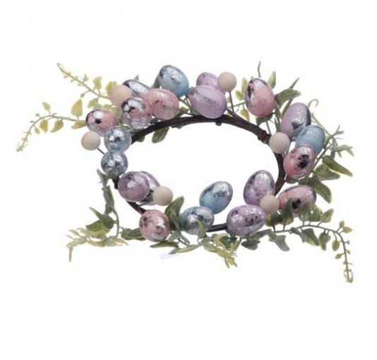 Vintage Chocolate Egg Candle Ring