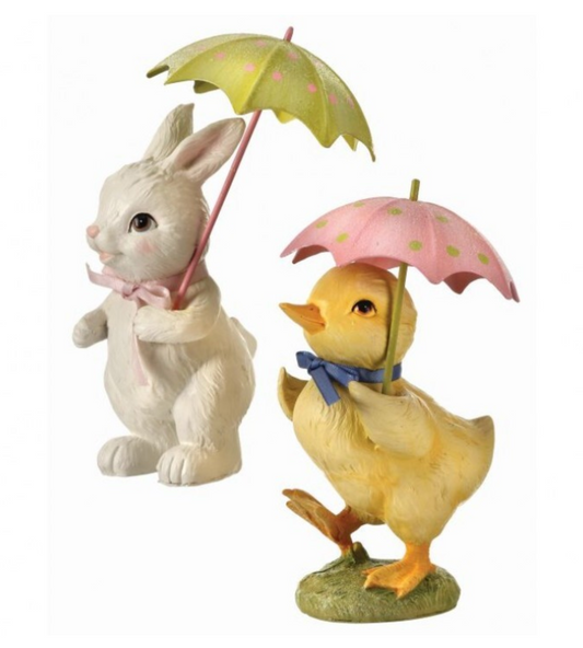 Easter Critter with umbrella