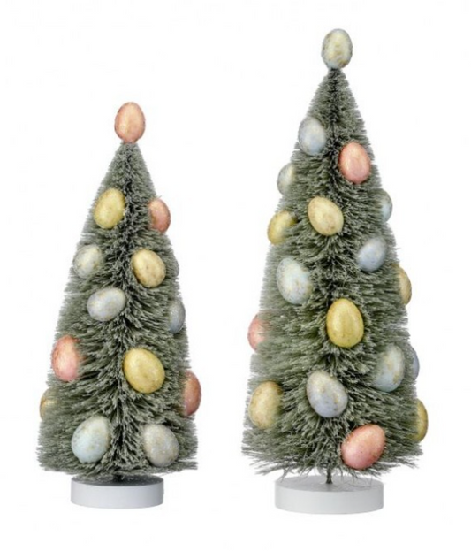 Sugared Sisel Egg Tree Green