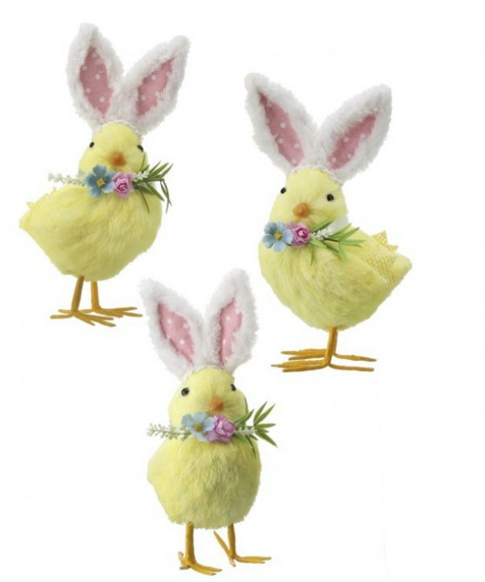 Sisal Chick with Bunny Ears
