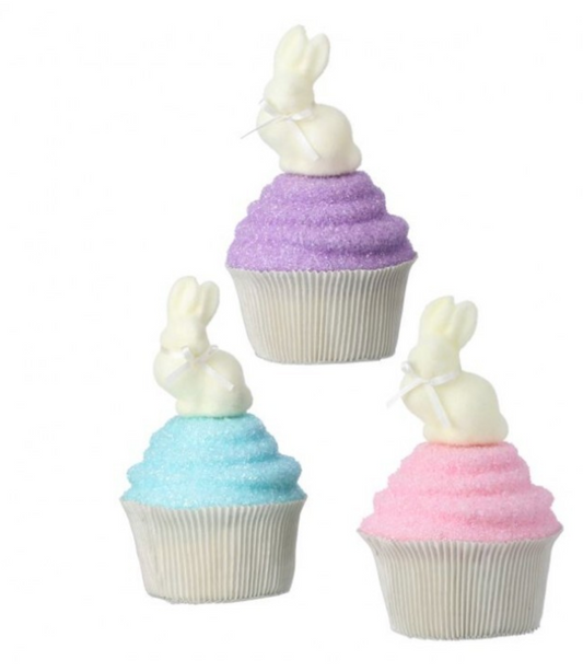Vintage Bunny Cupcake