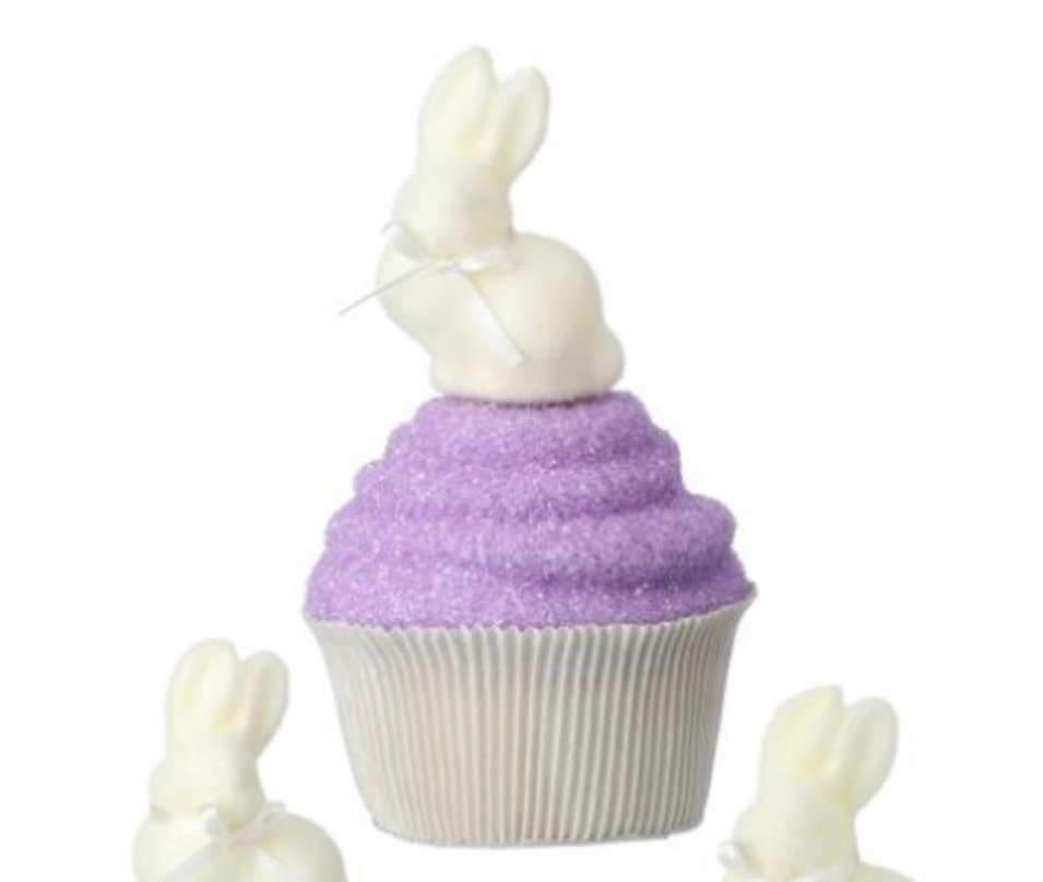 Vintage Bunny Cupcake