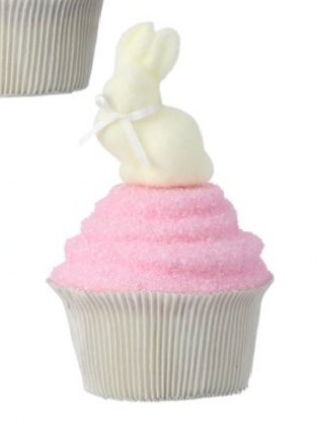 Vintage Bunny Cupcake