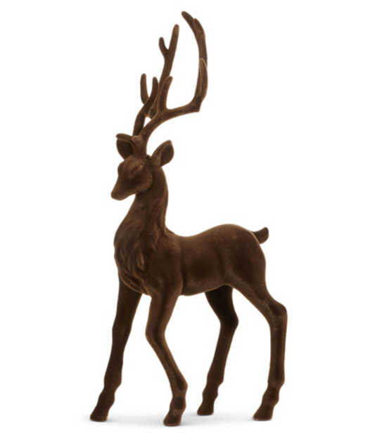 Brown Flocked Deer