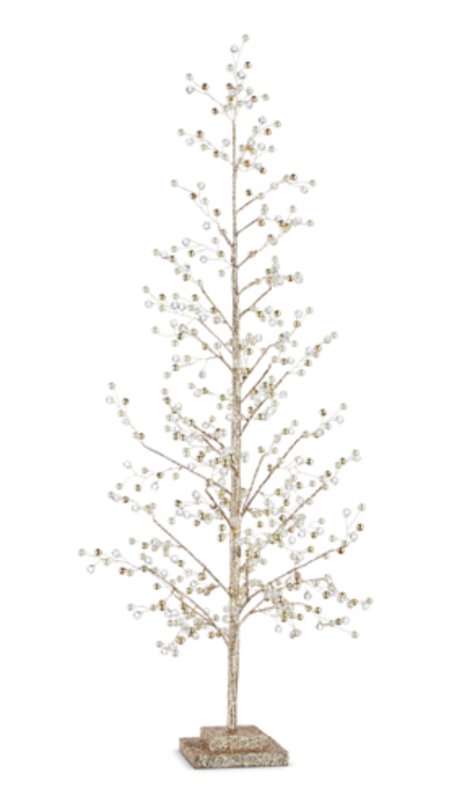 28" Crystal Champagne Tree