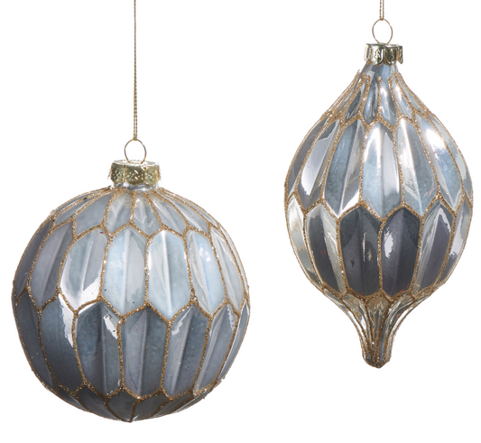 White Pearlescent Ornament