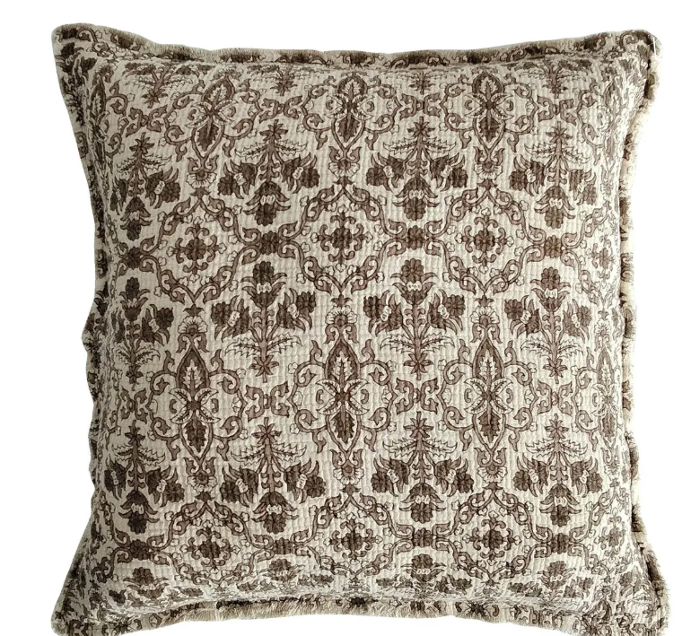 Millet Botanical Print Pillow