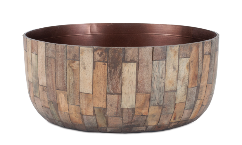 Wood and Iron Planter