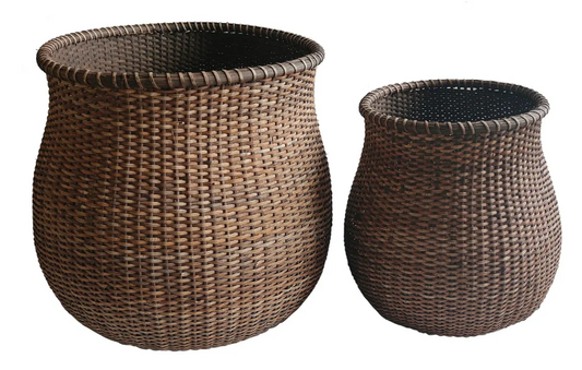 Rattan Urn Baskets