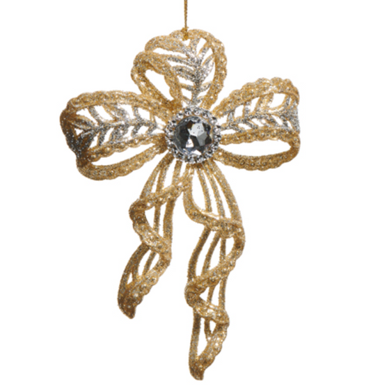 Sparkly Bow Ornament