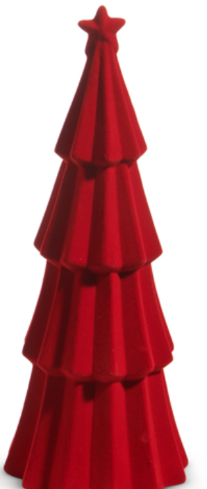 Tiered Flocked Trees