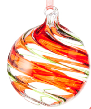 Tricolor Spiral Ornaments