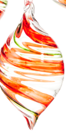 Tricolor Spiral Ornaments