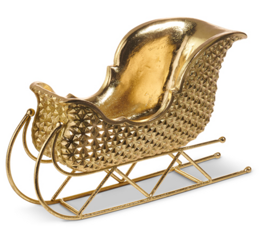 Gold Metallic Sleigh