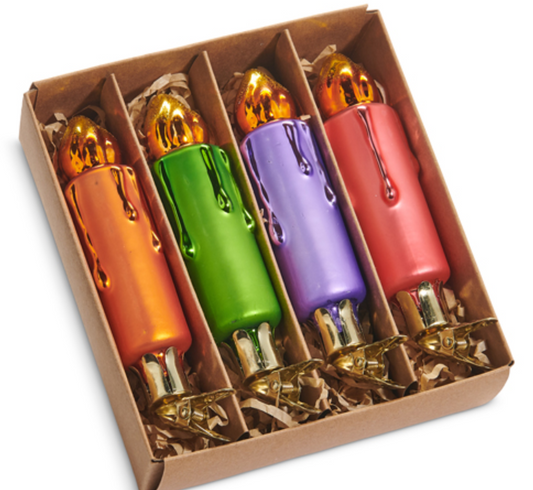 4.5" Clip-On Candle Ornaments
