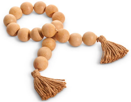 4' Natural Oversized Bead Garland