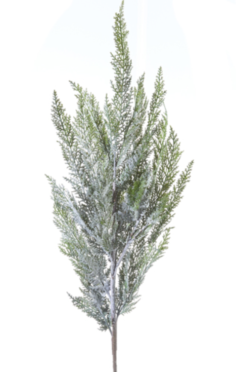 47" Snowy Cedar Spray