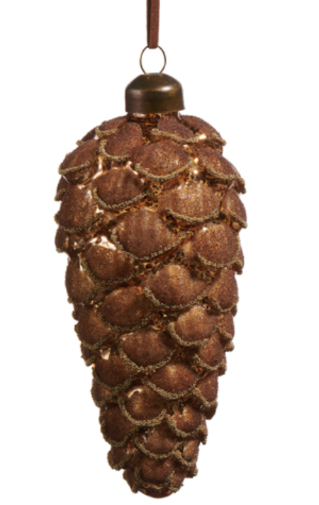 5" Brown Pinecone Ornament