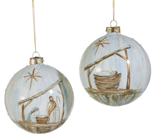 5" Holy Night Ball Ornament