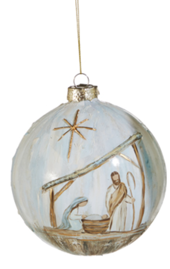 5" Holy Night Ball Ornament
